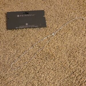 Sterling Silver Double-Layer Choker Necklace - Silver